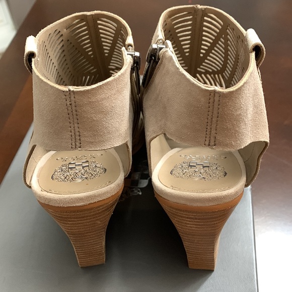 Vince Camuto Open-Toe Cut-Out Booties - Picture 3 of 8